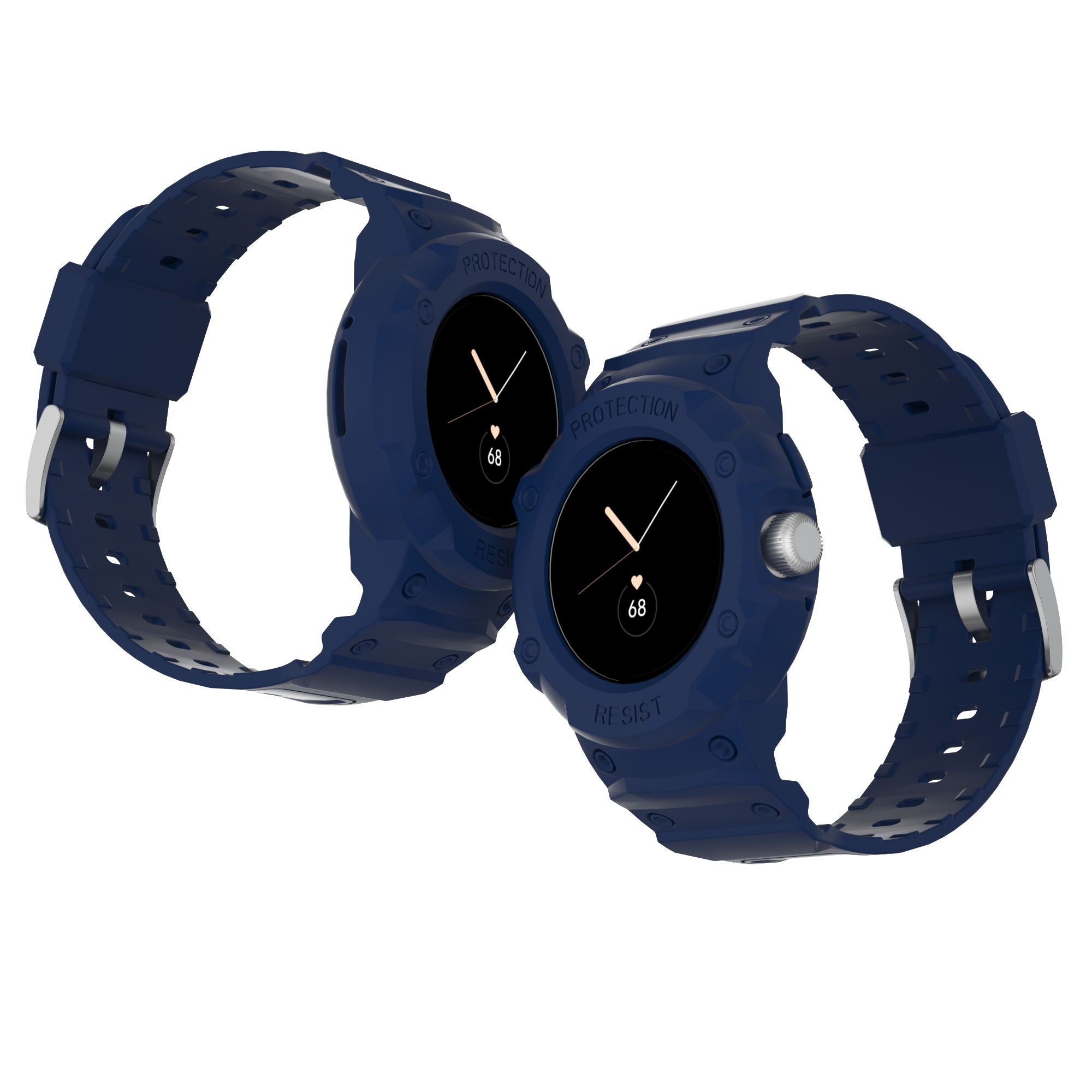 For Google Pixel Watch 2 Pixel Watch Integrated Design Soft TPU Replacement Watch Strap with Watch Case For Google Pixel Watch 2 Pixel Watch Integrated Design Soft TPU Replacement Watch Strap with Watch Case